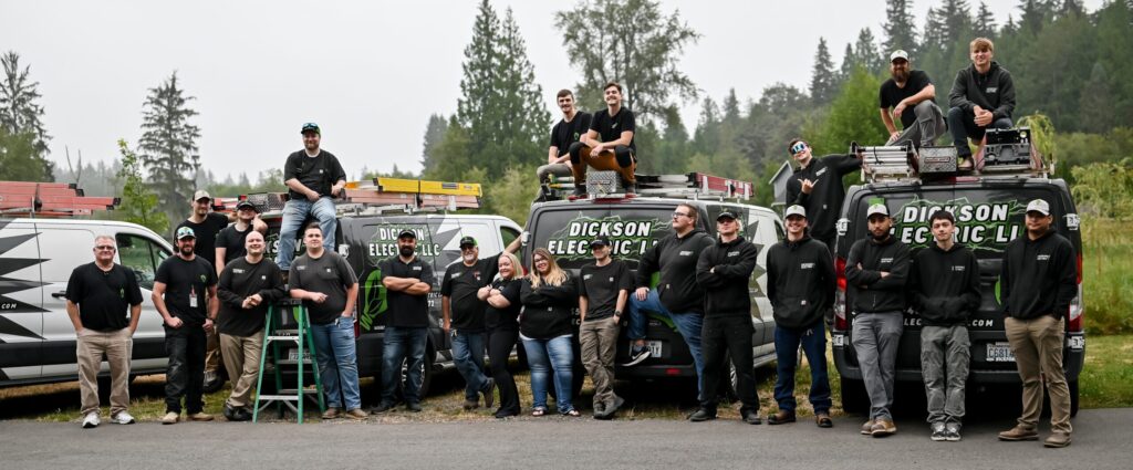 Pictures of Dickson Electric team