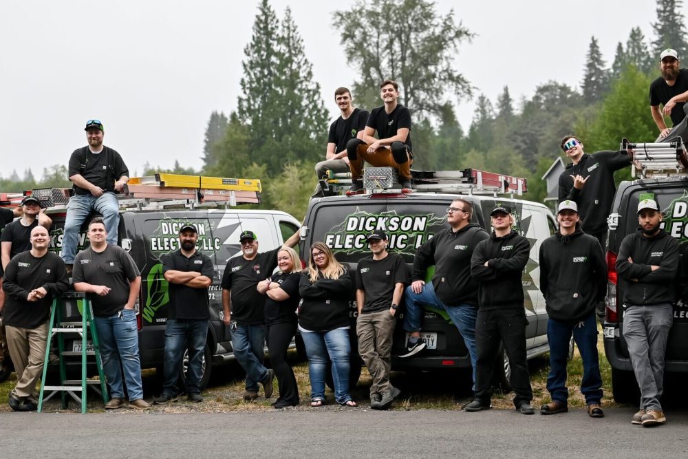 Pictures of Dickson Electric team