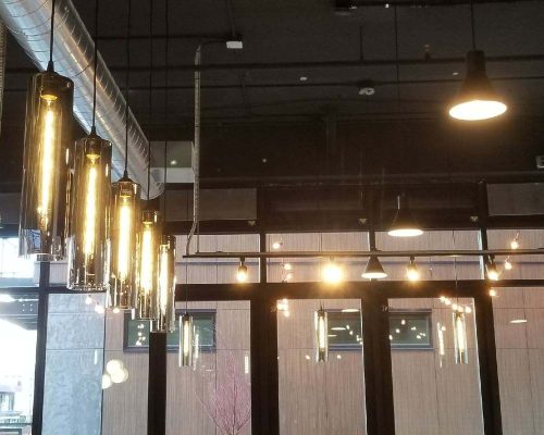 Black Ceiling with Lighting