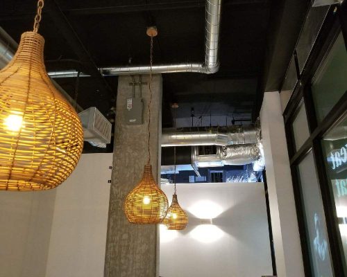 Lighting with Basket Type Cover